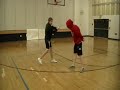 Fencing In Gym Class Ian Gets Smacked by Foil