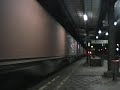 Class 66 with a Freight Train blasts through Lorch, Germany at Night