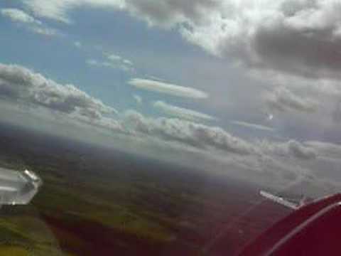 Take off and gliding from Sutton ...