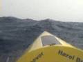 Storm from the deck of an ocean rowing boat