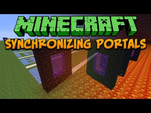 how to sync nether portals