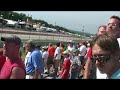 Lap one crash in the Generac 500 at Road America