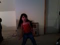 Angie dancing to Beyonce\