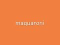 maquaroni「ぴあの」 maquaroni「ぴあの」