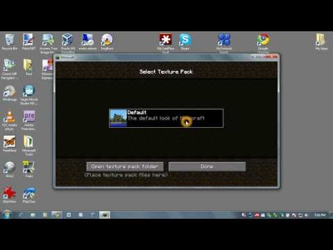 how to get texture packs for minecraft pc
