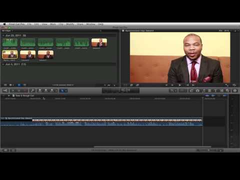 how to sync fcpx