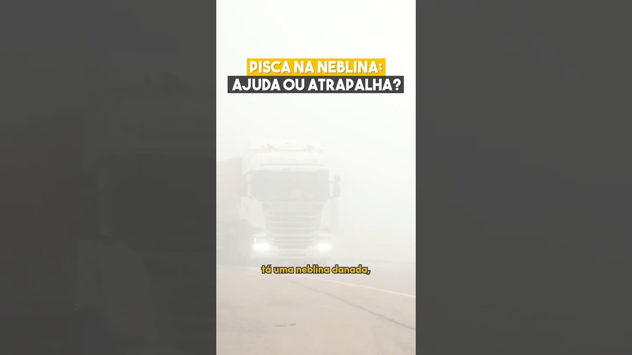 Pisca-alerta na neblina: ajuda ou atrapalha?