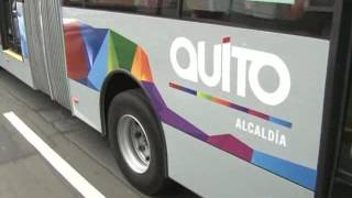 Quito apresenta sua primeira frota de biarticulados