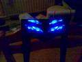 Chiller's Evga Mod Rig using Freeduino fading led controller for the Evga logo