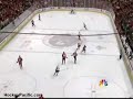 Alfredsson Shoots Puck at Niedermayer & Sucker Punches Moen