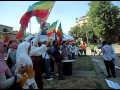 Protest made by Ethiopian Muslims living in italy