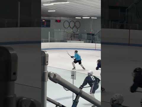 8/26/24 South Shore Coaches League- Powder Blue -#8 Faceoff and One Timer Attempt, Rang the post