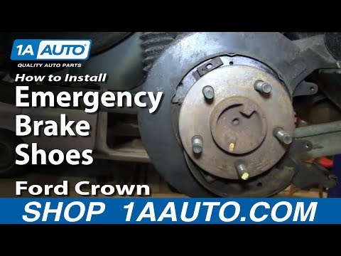 How To Install Replace Emergency Brake Shoes 2003-05 Ford Crown Victoria