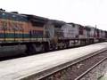 2 Train Meet! UP Coal With DPU, BNSF With CN, Joliet IL
