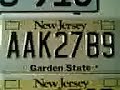 New Jersey License Plates Part 5