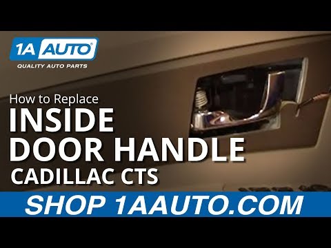 How To Install Replace Broken Inside Door Handle Cadillac CTS 03-07 1AAuto.com