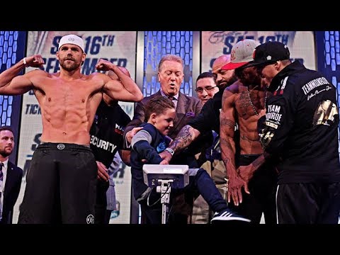 Boxer's Young Son Punches Opponent In The Crotch At Weigh-In