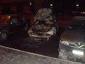 INCENDIO A BATTIPAGLIA