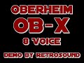 Oberheim OB-X 8 Voice Analog Synth pt.1