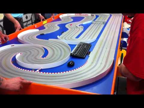 fat - Racing at PWB Raceway in Lowell IN on 5/19/13, this was a heat of Fat tire t-jets (fray cars with slip-on tires). There were some very fast cars in this clas...