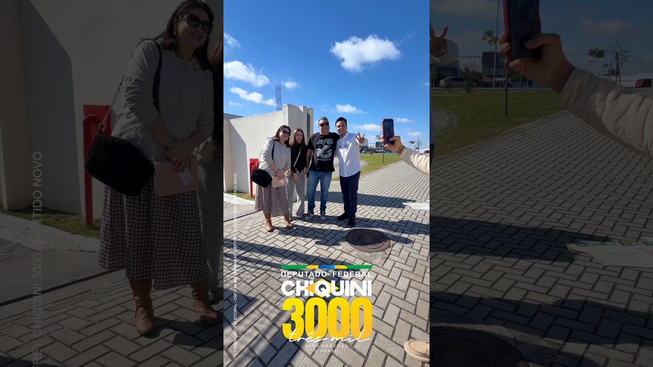 O Paraná já decidiu, CHIQUINI é 3️⃣0️⃣0️⃣0️⃣ (três mil) para arrumar o Brasil🇧🇷