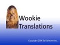 why is it that some characters in star wars are translated and others not? why can han understand chewie and we can't? well fortunately i speak wookeese and have transalted this scene in episode iii. enjoy.