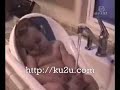 Funny baby sleep at sink Funny baby sleep at sink