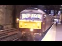 Class 47 \"The Coronation\" departing Edinburgh Waverley