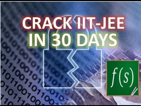 how to crack iit-jee with self study