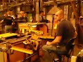 Costa Boda Glass Making - the base of a glass Costa Boda Glass Making - the base of a glass
