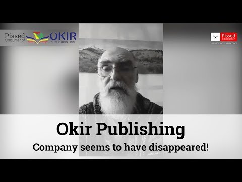 Okir Publishing - Ripped off! Company seems to have disappeared!