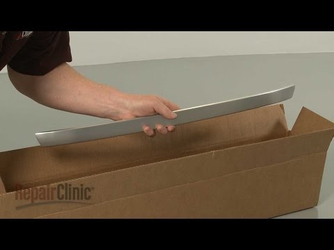 how to attach oven door handle