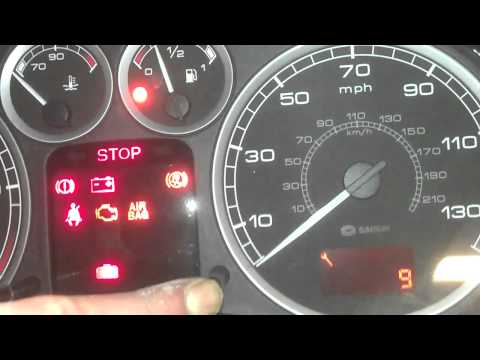How to reset the service indicator on a 2003 (53) plate Peugeot 307 2.0 HDI
