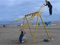 Some kind of amazing swing at the beach in Estonia