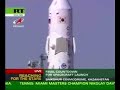 Cosmonauts blast into space