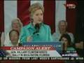 Hillary Clinton's sleepy, nose-picking fan #2