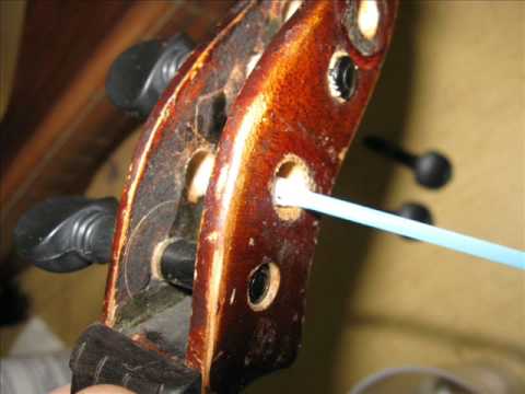 how to fit violin pegs