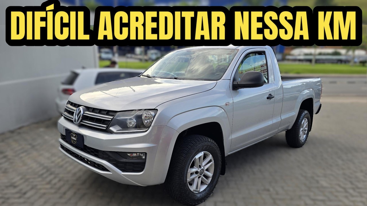 VW Amarok 2019 cabine simples, no serviço de avaliação avulsa // Caçador de Carros