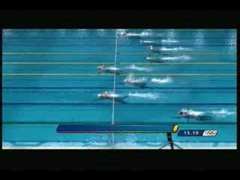 Beijing 2008 Xbox Live play (50m Freestyle)