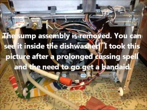 how to drain kenmore elite dishwasher