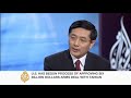 China has suspended military co-operation with the United States over a $6bn arms deal with Taiwan. It is also threatening serious repercussions over the agreement which involves both hardware and technology. Al Jazeera spoke to Yue Xiaoyong, the Chinese ambassador to Qatar, about what Washington's decision means for its relations with Beijing. (30 jan 2010)