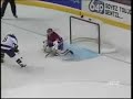 Jose Theodore - Great glove save against Marian Hossa