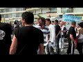 Manifestation des pêcheurs aux sables d'olonne