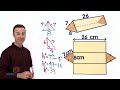 Surface Area of a Triangular Prism Part 1 Math Help Tutorial