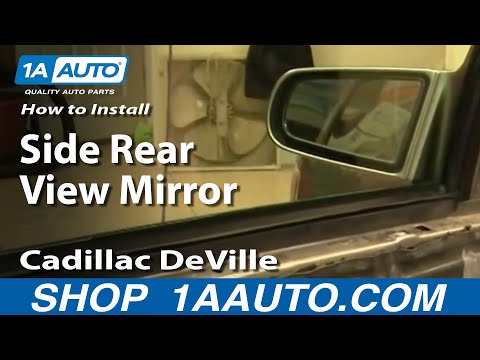 How To Install Replace Side Rear View Mirror Cadillac DeVille 94-99 1AAuto.com