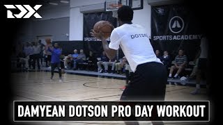 Damyean Dotson Pro Day Workout Video