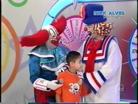 palhaço - Bozo, o maior palhaço do mundo com os atuais palhaços do SBT, Patati e Patatá!