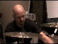 Ian Haugland and setup - studio December 2008