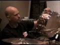 Ian Haugland and setup - studio December 2008