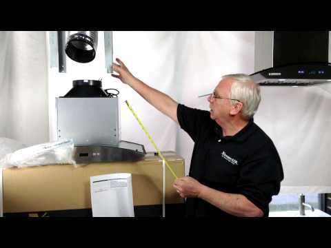 how to vent an island range hood
